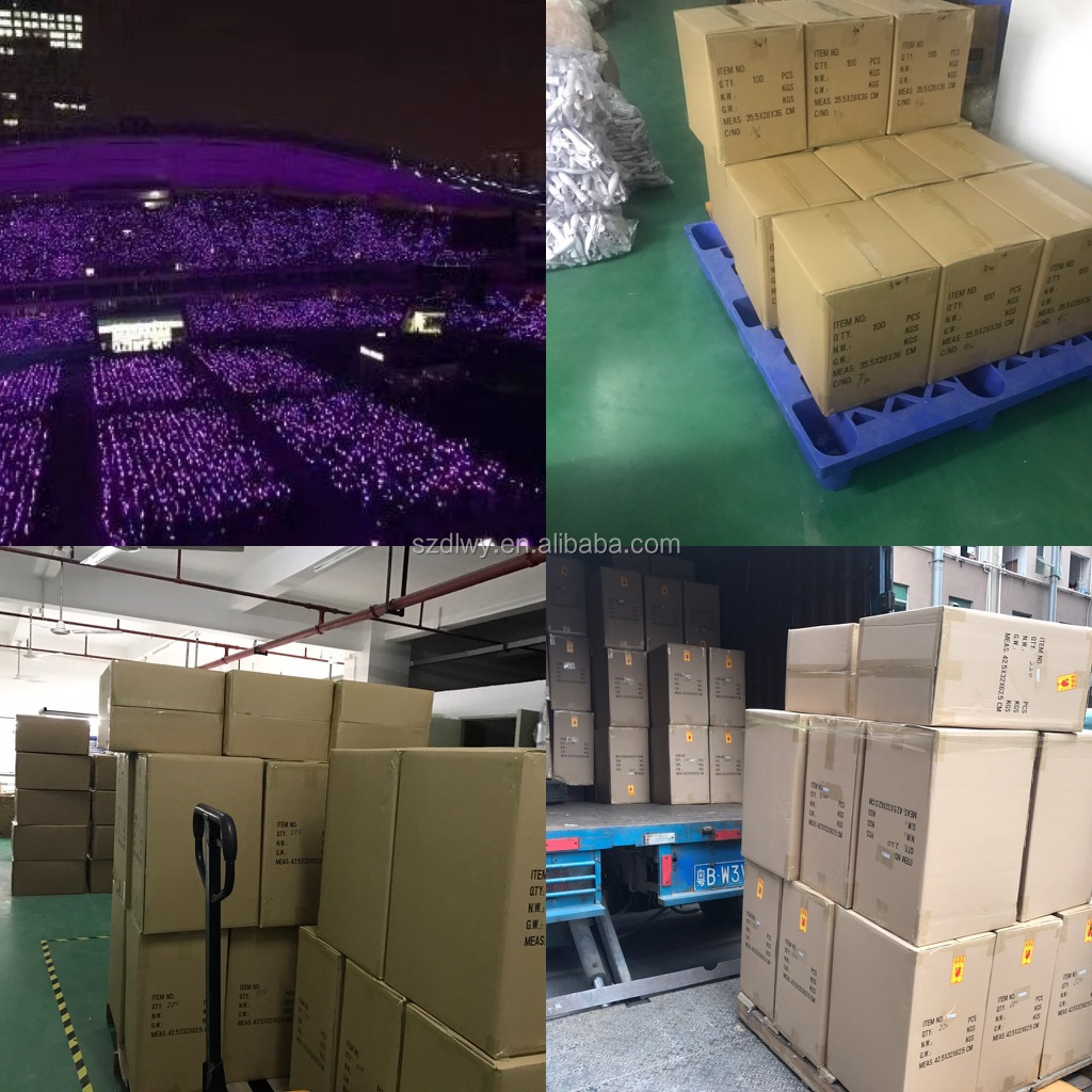 Customized Acrylic Led Light Stick For Events Concert Sports Hot Sale