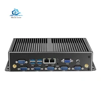 

Fanless Industrial Mini computer Intel Core i5 4200U Win7 Ubuntu 8GB RAM 2 Gigabit Ethernet barebone mini PC 6*RS232/485 8*USB