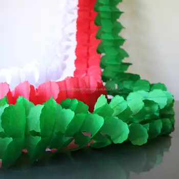 paper christmas garland decorations