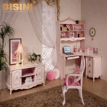Bisini Euorope Collezione Bambini Mobili Camera Da Letto Di Stile Della Principessa Di Colore Rosarosa Biancheria Da Letto Del Bambinoi Bambini