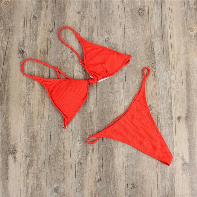 Qy4262 2019 Summer Mature Women Sexy Thong Bikini Swimsuit - Buy Thong ...