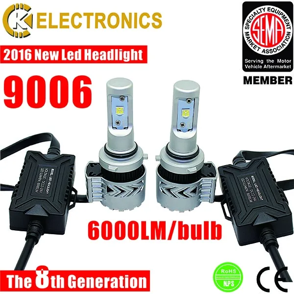 6000 lumen xhp70 h7 led headlight bulbs h4