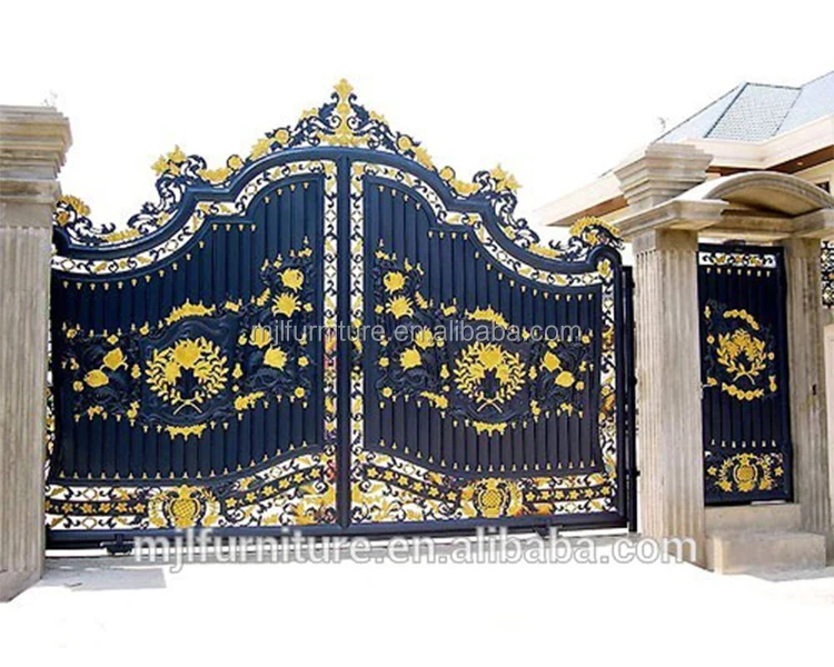 Guangzhou Mild Steel Indian House Main Gate Designs for Garden Villa