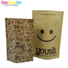 Foil recyclable shopping cotton bag with window zipper pp pouch China