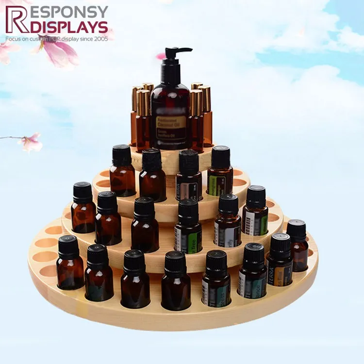 Solid Wood Countertop Essential Oil Display Body Oil Rack Buy Oil