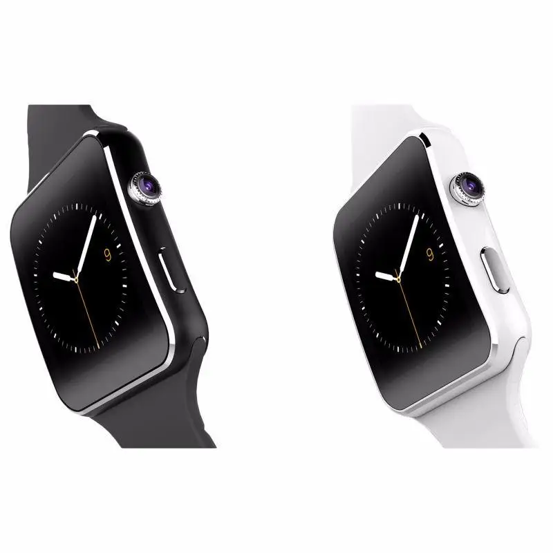 

Free shipping ! Promotion Cheap Wrist Android x6 smart watch smartwatch For Phone, Black;white