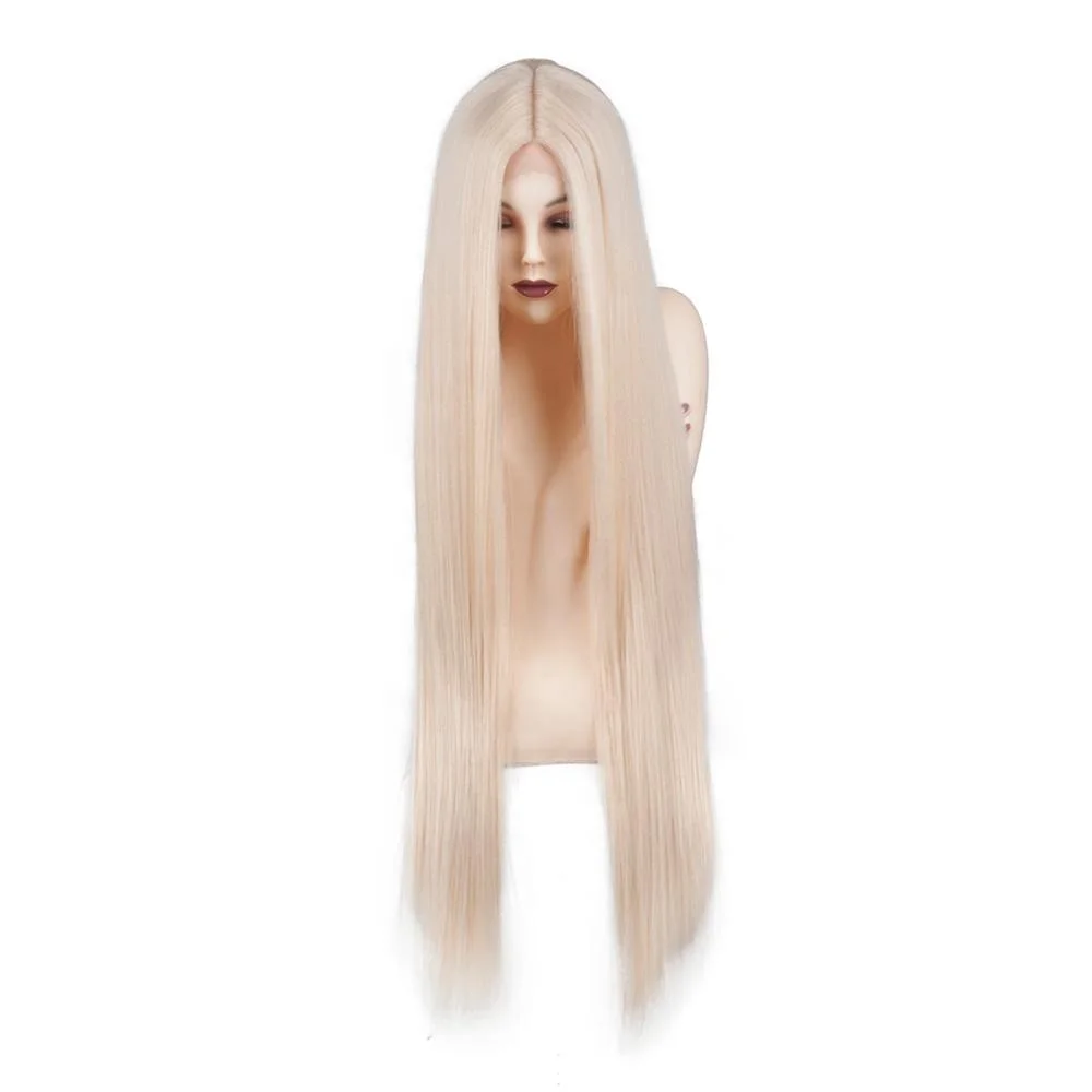 

Noble Gold Synthetic Hair 613# Synthetic Hair Wig Straight