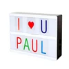 LED Light Wall Mount Letter Box A5 Light Up Cinema Box With 96 Letters Free