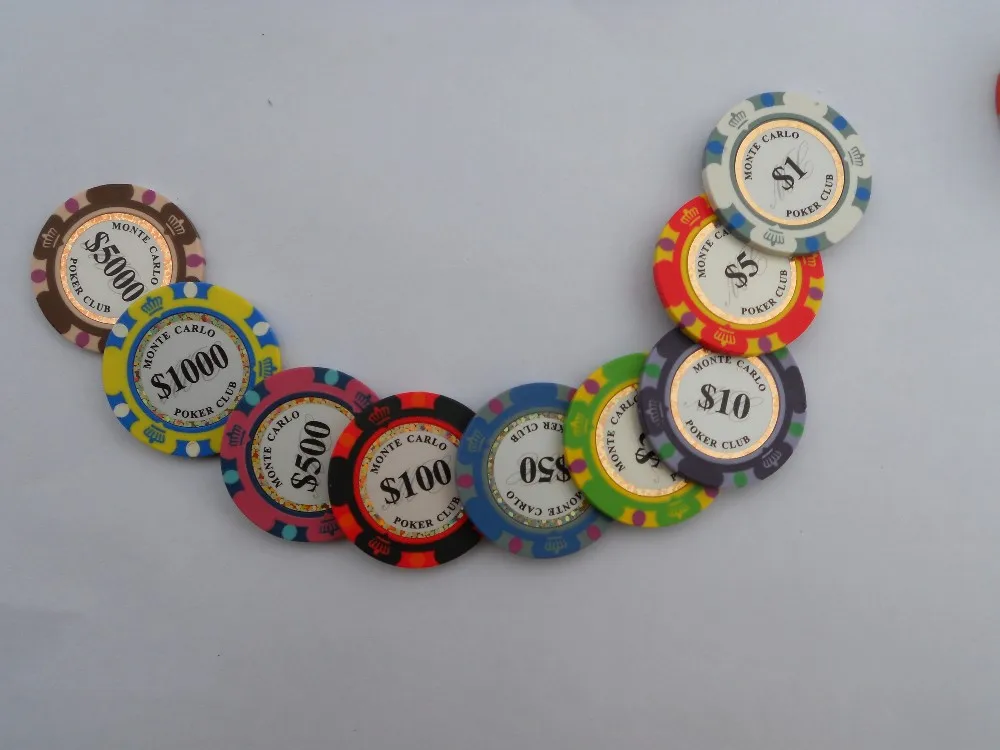 Custom Made Crown Poker Chip With Gold Edge Sticker,New Sticker Poker