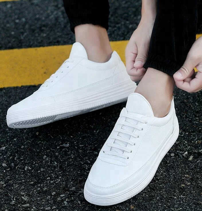 

ZY2063A Leisure manufacturers driving men shoes casual, White/black