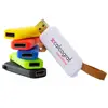16GB USB key gadget with Soft-touch softouch case and leather straps and slider Colourful USB sticks