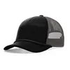 Rope Bill Snapback Cap,Fashion Foam Front Snapback Hats,Black Foam Mesh Trucker Cap