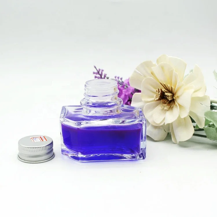 Ink Glass Container Manufacturer 50ml Empty Fountain Pen Ink Bottle