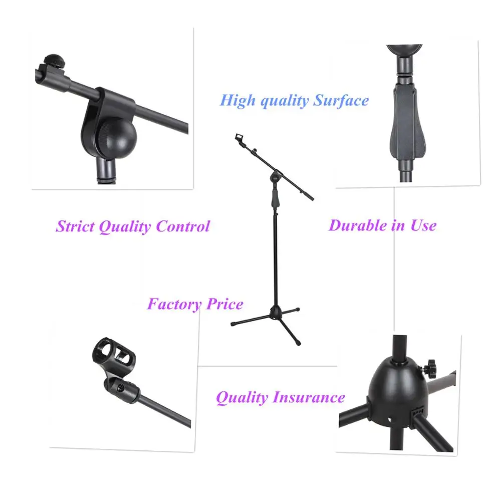 Adjustable Microphone Stand Movable Microphone Stand Parts M786