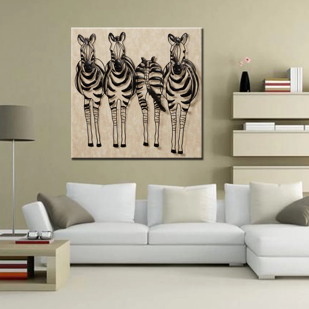 Metal Horse Wall Art Decor Zebra Abstract Decoration Crafts Whole Hot Iron Modern Desingn Metal Horse Wall Art Decor Zebra Abstract Decoration Crafts Whole Hot Iron Modern Desingn