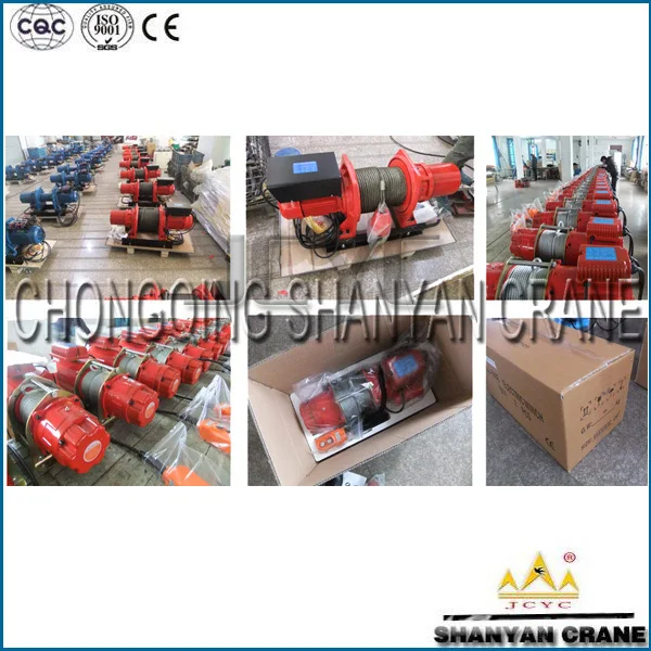 KDJ electric winch details