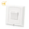 Plastic panel electrical 2 gang 2 way wall plate switch