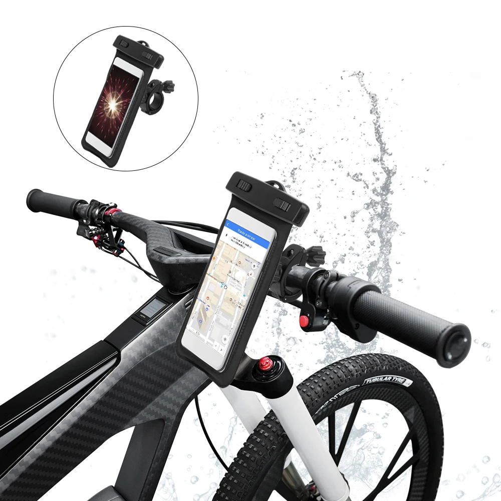 Bike Phone Holder High Quality Double Protection Motorcycle Waterproof Phone Holder For Iphone 7 8 Plus