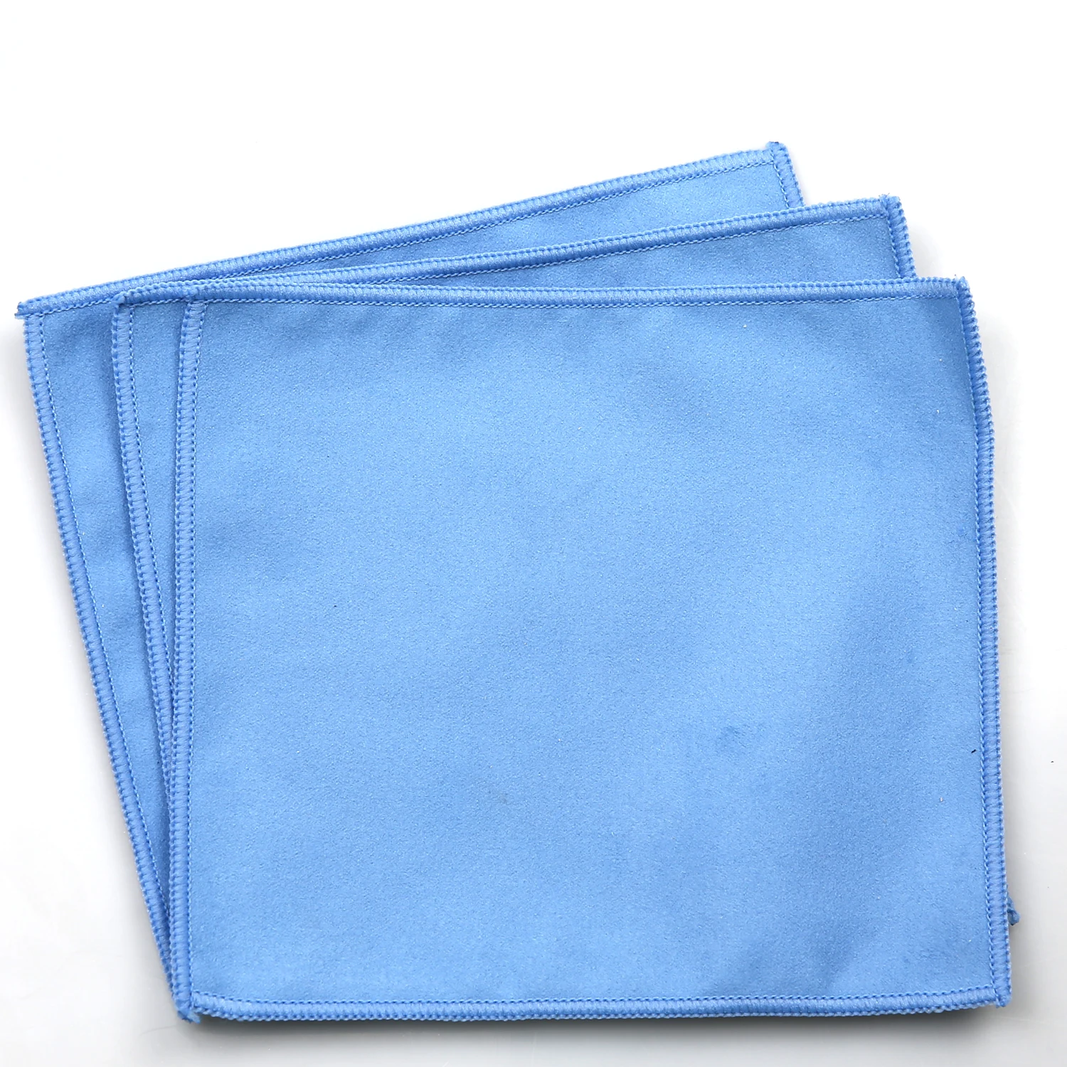 
Double-faced pile microfiber cleaning cloth Silk-screen microfiber glasses cloth can be printed with logo 