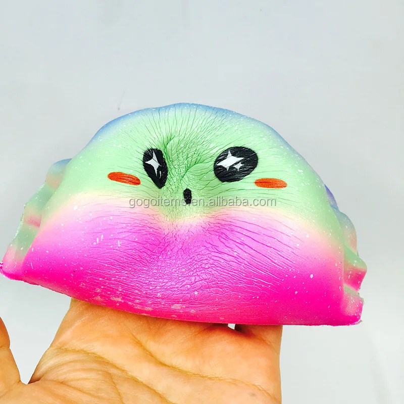Custom Water Squishy Toys Jumbo Slow Rising Fake Pu Foam Colorful
