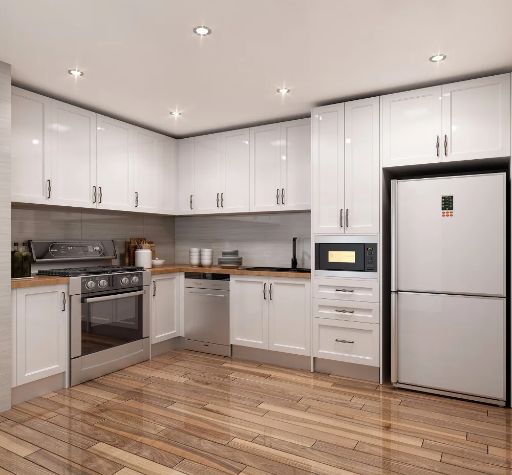 L Shaped Modular Kitchen Designs Image With Pantry ...