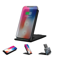 

OEM foldable 3 Coils fast charging qi 10W wireless charger for Iphone for Samsung