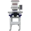 Top sale Single head Cap T-shirt computer embroidery machine for caps with embroidery software