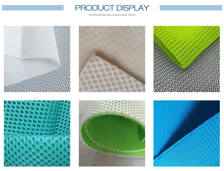 Air Spacer Sandwich Mesh Fabrics For Ventilation And Mattress And Shoes