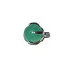 ASTM F136 Titanium Internally Threaded Prong Set Green Jade Natural Stone Titanium G23 Piercing