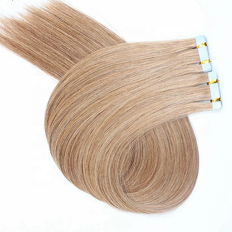 

#12 straight tape in brazilian human hair extensions