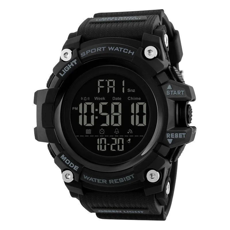 

SKMEI Free Shipping Digital watch Fashionable Mens Sport Army Wristwatch