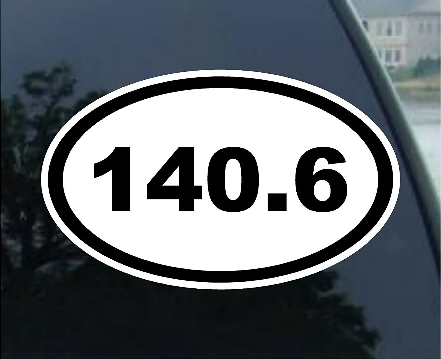 140.6 ironman sticker triathlon marathon all chrome and regular vinyl color