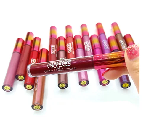 

Dropshipping service High quality 15 color glitter shimmer lip gloss Sexy Metallic liquid lipstick makeup waterproof lip glaze, 15 colors