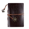 A5 Vintage Embossing Leather Bound Notebook DIY