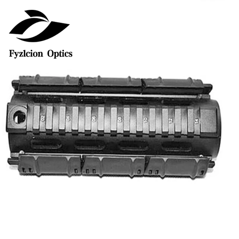 

12pcs/lot Rifle Weaver Picatinny Hand Guard Quad Rail Covers Rubber Tactical P31, Black