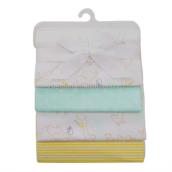 100cotton Flannel Baby Newborn Receiving Blanket With 4 In 1 Gift Bag Buy Baby Receiving