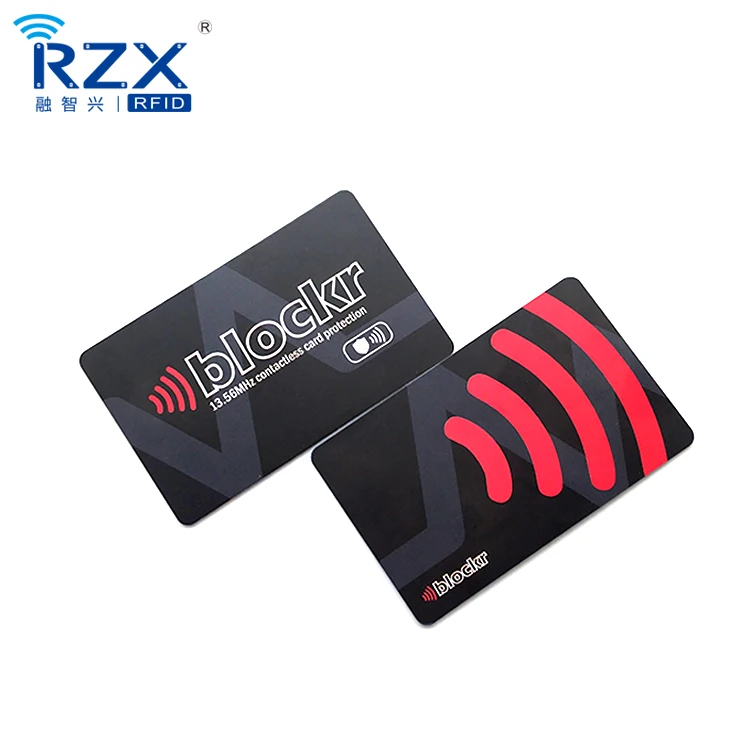 Good quality Credit Card Protector rfid blocking card to Block RFID / NFC Signals from Wallets and Passports