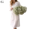 Wholesale Cheap Sexy Women Long White 100 Cotton Poplin Sleeping Nightshirts Nightgown