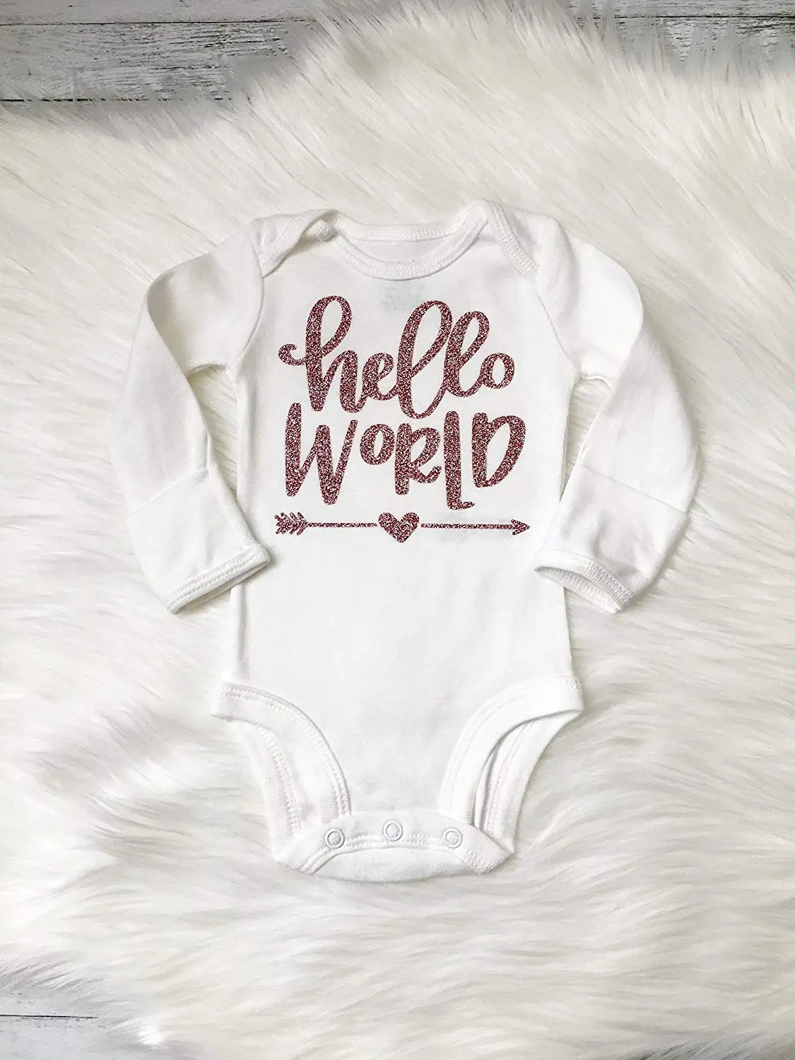 carter's hello world onesie
