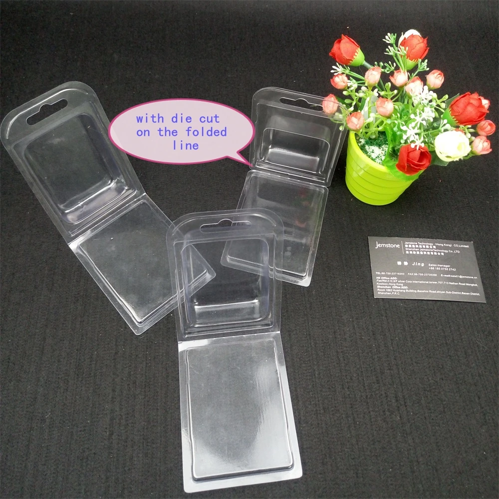 Pvc Cheap Custom Wholesale Single Plastic Box Eyeshadow Clamshell Blister Packaging