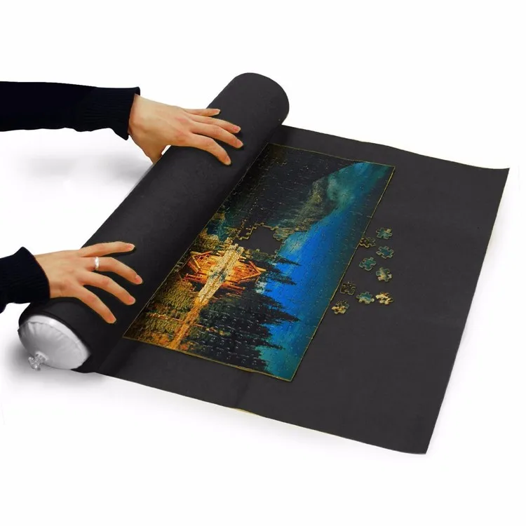 Portable Puzzle Storage Mat Felt Jigsaw Puzzle Roll Up Mat Buy Jigsaw
