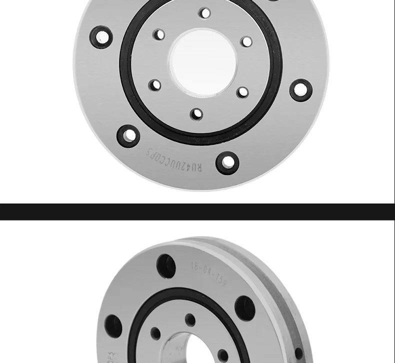 Railway Cranes XRU Series Mounting Holes High Rigidity Crossed Roller Bearings XRU1008 precision Slewing Bearing