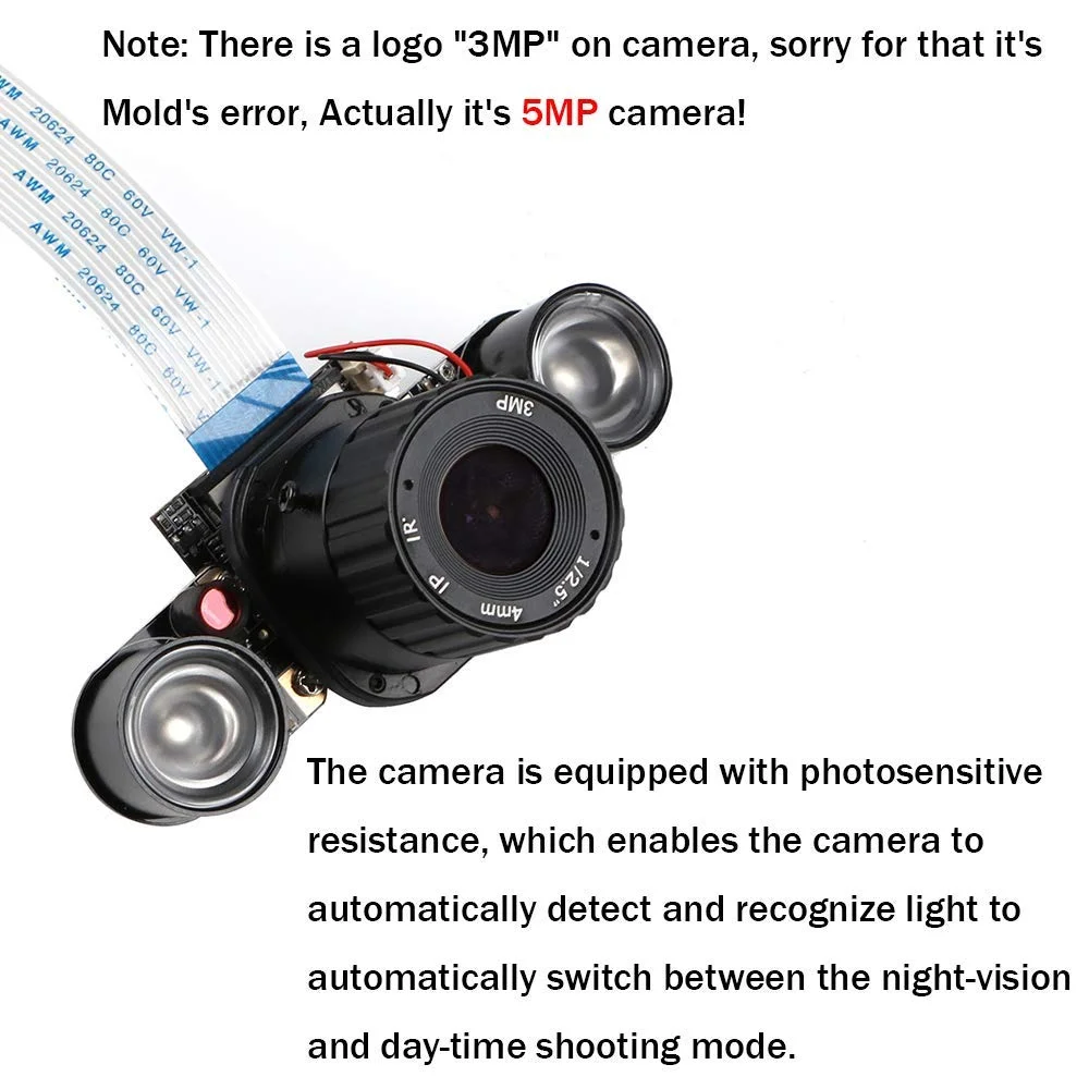 Wholesale Ircut Camera 5 Mp Ov5647 Manually Switch Day And Night Mode