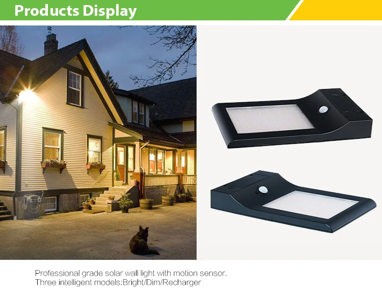 Hot sale popular led lighting ip65 low voltage wall solar light outdoor