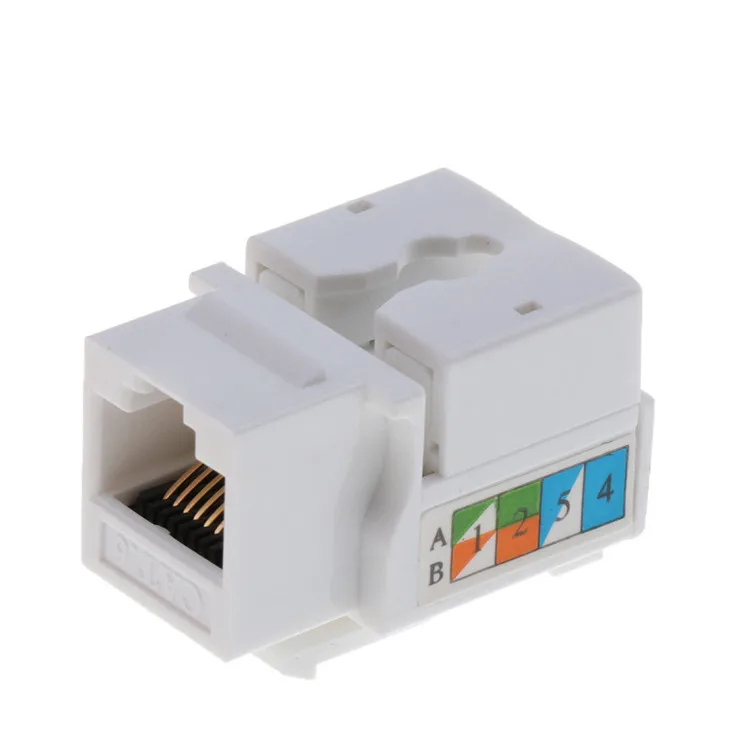 90 Degree Punch Down Female Network Cable Connector Cat6 Cable Rj45 ...