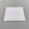 Direct factory rectangular used in restaurant white square wholesale dinner plates