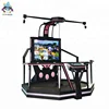 Amusement HTC 9D Space Walking simulator motion platform virtual reality standing shooting gun game machine