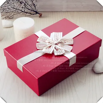 Handmade Gift Packing Bow Satin Ribbon Bow For Box Decoration