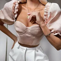 

FS1306B hot sale lady elegant vintage luxurious tops