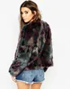 Fashion winter and fall design Long wool colorful women faux fur vest coat